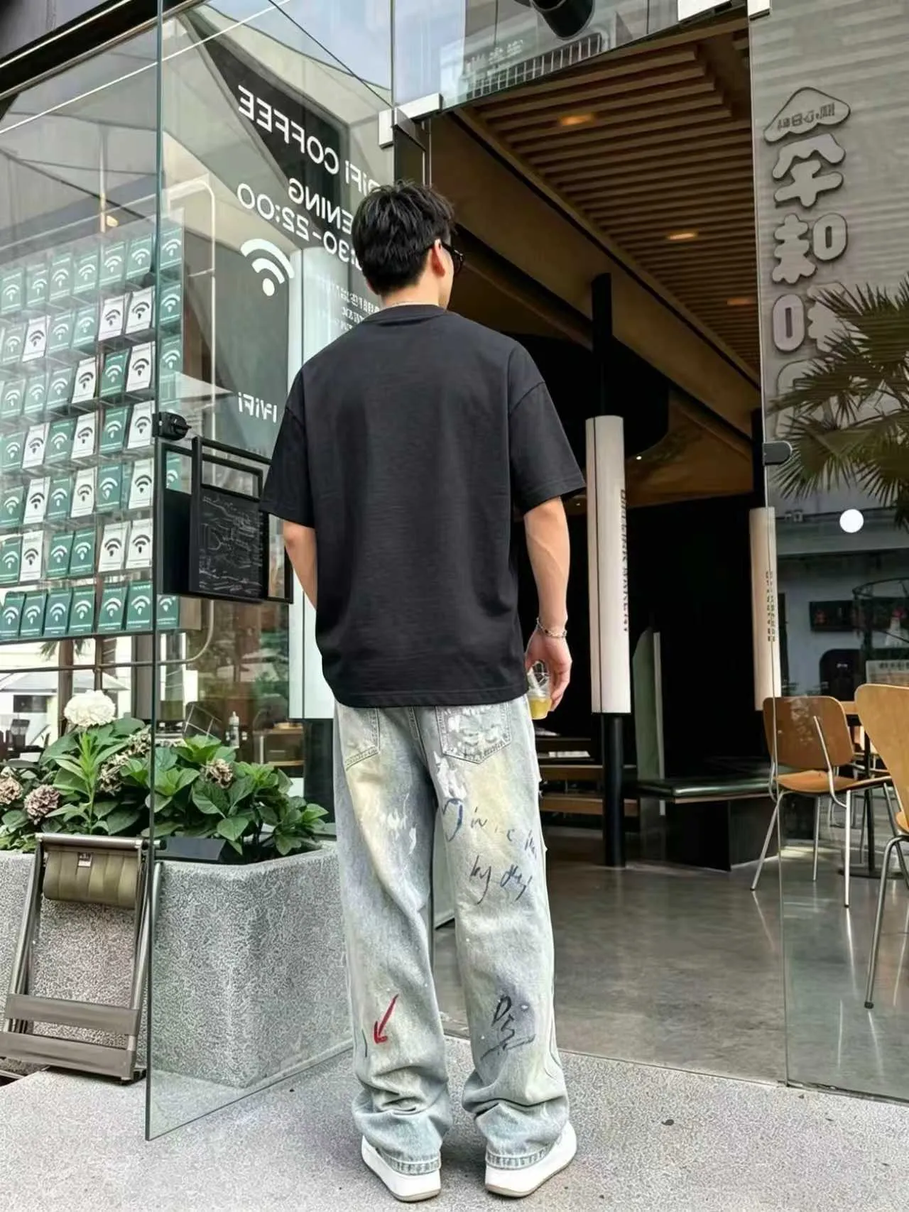 Balenciag/ * logo New Arrival ， ， ， ， T Same Style。 :Black White Blue Gray Size:S（90-130 ） M（125-140 ） L（135-160 ） XL（160-180 ） XXL（180-210 ）